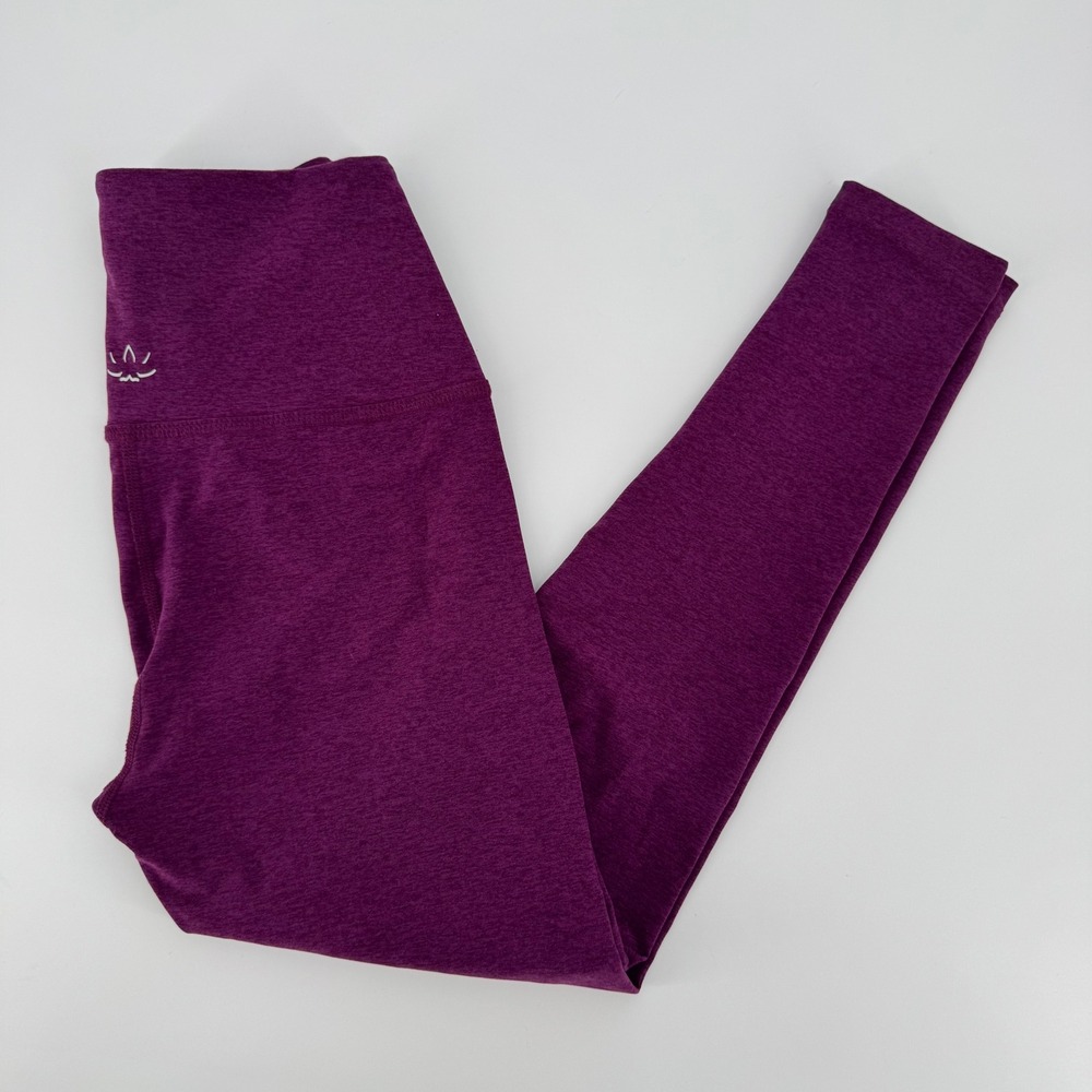 Beyond Yoga Spacedye Caught In The Midi Leggings Womens M Purple High Waist